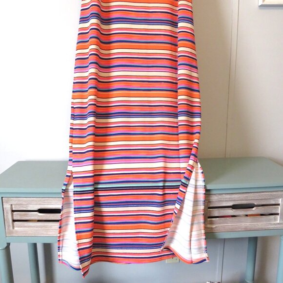 NWT Fox & Royal Trendy Plus Size Striped‎ Maxi Dress Size 1X - Picture 7 of 9